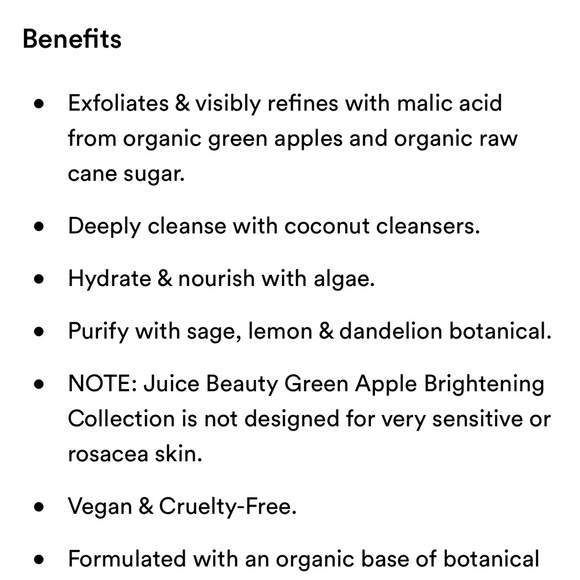 $10โค๏ธโ๐ฅ ONLY 1! Juice Beauty Green Apple Brightening Gel Cleanser ๐ NEW - Picture 4 of 7